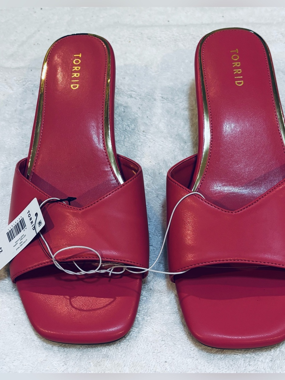 Brand New Heeled Slide MulesBy Torrid - Heel Height 2 Inches - Size 12WW - Box 8